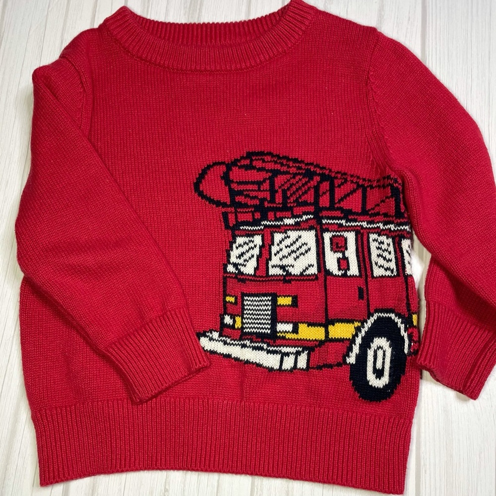 Red baby gap sweater